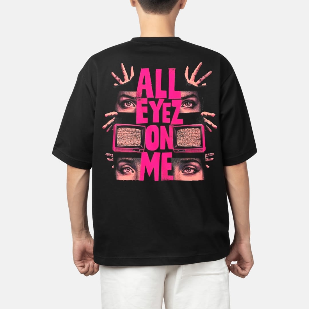 STREET STYLE OVERSIZED T SHIRT - All Eyes On Me